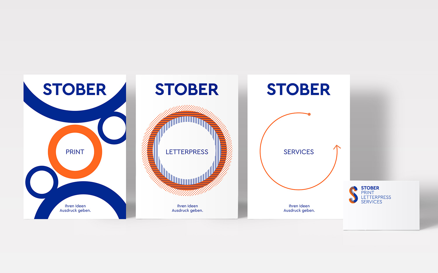Stober. Print, Letterpress, Services.
