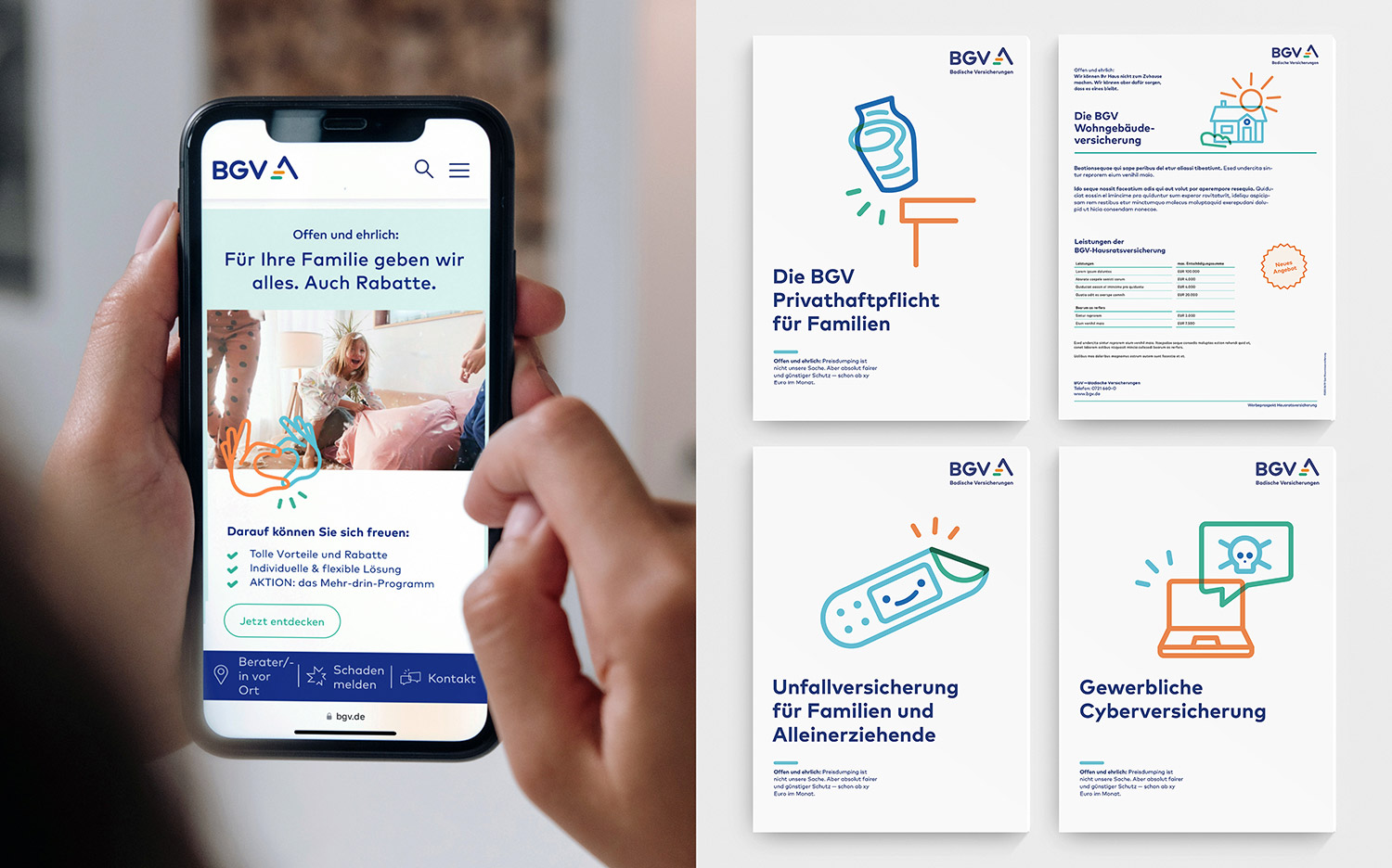 BGV Badische Versicherungen Corporate Design